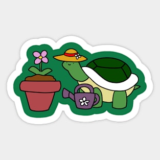 Gardener Turtle Sticker